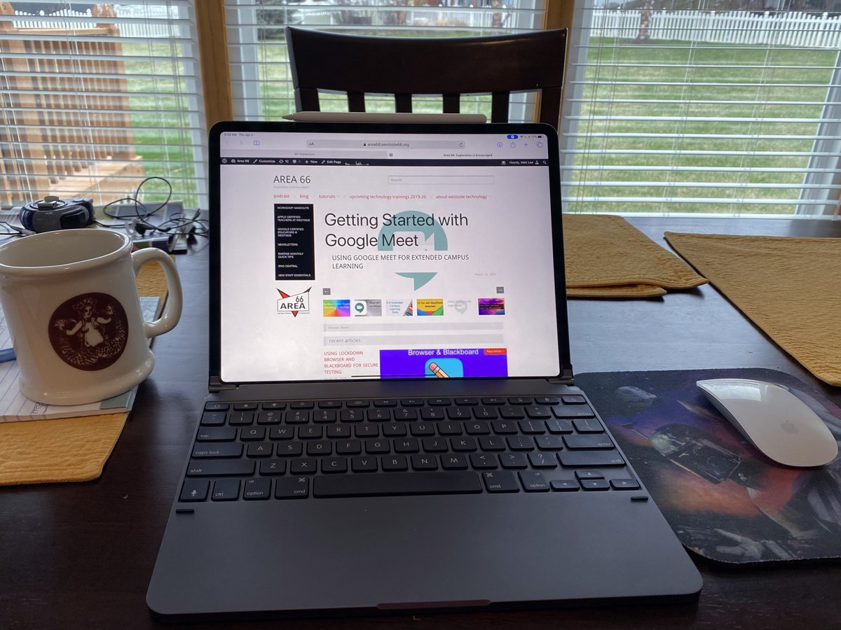 Dr_MattLee's tweet photo. It may be a little dreary out, but I’m still enjoying the view!
#WorkAtWestside #iPadWork #iPadPro #eMerge66 @Westside66 @teachers_tech66 https://t.co/u0hY9dAlB6
