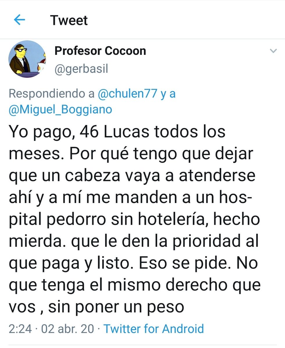 Hay quienes han naturalizado tanto la idea de que la vida de quien puede pagar vale más que otras, que no tienen la mínima vergüenza de proclamarlo a los cuatro vientos.