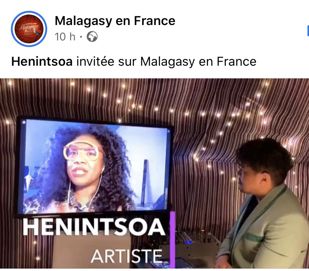 IkalaTia's tweet photo. Le LIVE est en ligne https://t.co/e3FbQSbDco #malagasy #mcjaysam #livecorona #COVIDー19 #henintsoa #allinmusicproduction #jelevois #poleposition #gasikara #revalite #StayHomeSaveLives #restezchezvous #malagasyallaroundtheworld #coronamadagascar #miegnegnaandragno #malagasyirayfo https://t.co/V2bFgTM4S3