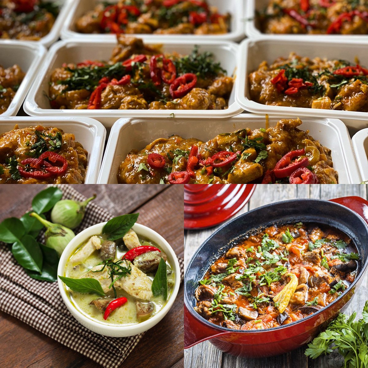 There may be a lockdown - but I can still spice up your weekend! Try my Indian Chicken Curry, Thai Green Chicken Curry, Lamb &amp; Aubergine Tagine or Veggie Tagine👨‍🍳  website- theilkleychef.co.uk/#StayHomeSaveL… #COVID19 #Ilkley #Menston #Burley #Addingham