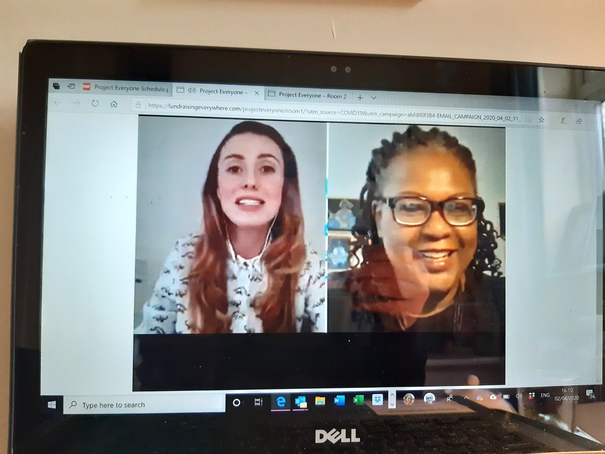 Engage through Facebook, Instagram, WhatsApp, YouTube, LinkedIn. Great examples of best practices in each from  @LizNgonzi and a great chat with  @CharityNikki. #ProjectEveryone