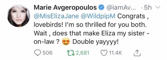 sister-on-law confirmed
