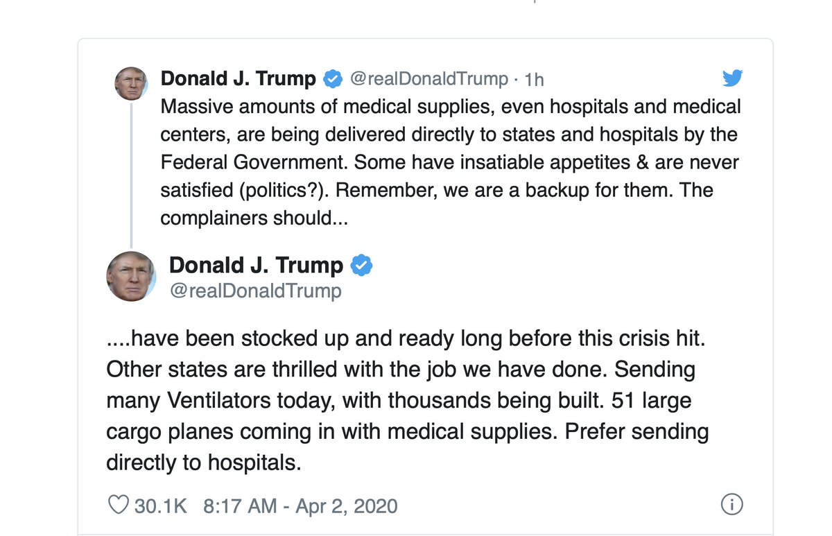 This man is a psychotic fucking monster! Oh, yes, the states are supposed to engage in an international effort and monitoring of overseas outbreaks by consultation with other REAL national government. Or...they are supposed to have stocks of supplies 10x their normal need...