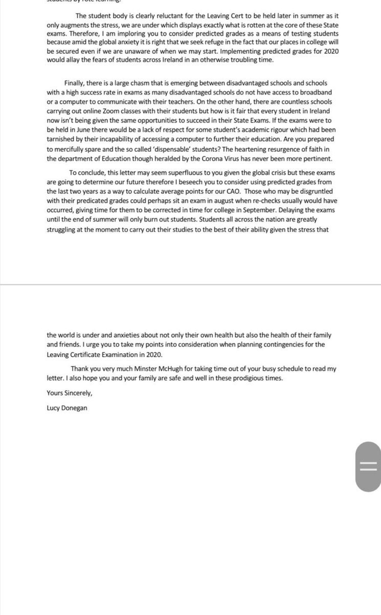EmilyCosgrove18's tweet photo. Lucy Donegan said it. Now You @McHughJoeTD implement it... #cancelthelc #LeavingCert #LeavingCert #cancelthelc
@McHughJoeTD @ciarakellydoc @PresidentIRL @IrishTimes @Independent_ie @rtenews @issu4u @NewstalkFM https://t.co/9LGg5au8QW