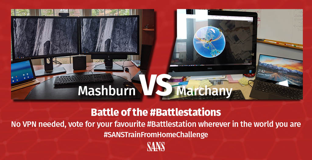SANSEMEA's tweet photo. Who's ready for another Battle of the #Battlestations?

@randymarchany v @ @d_mashburn

The winner takes the last place in the Semi-Finals.....

Vote in the poll below ⬇️ https://t.co/yy1mEIHmfw