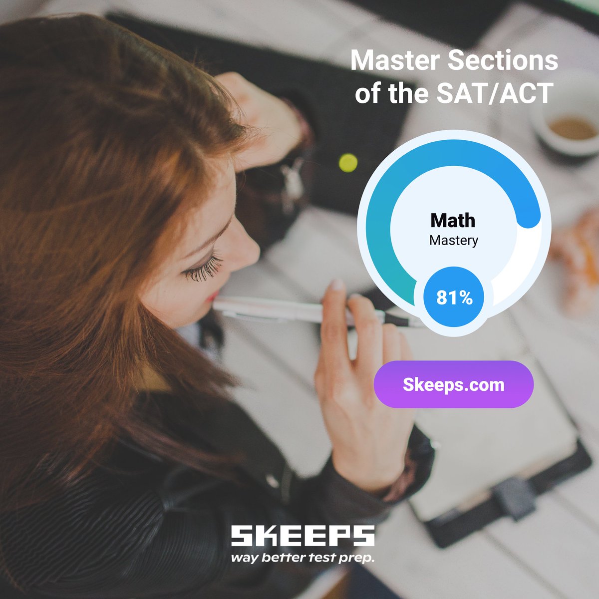 SkeepsLearning's tweet image. Master every section of the #SAT or #ACT now at Skeeps.com.