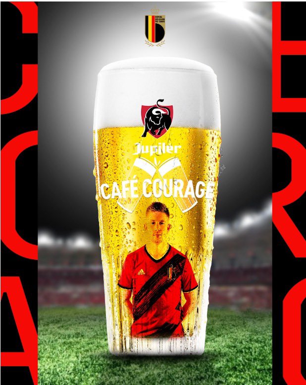 Door het laaiend succes van Café Courage, openen we vanaf vandaag het platform ook voor de voetbalkantines met de steun van de Koninklijke Belgische Voetbalbond. Steun jouw favoriete voetbalclub met een virtueel pintje. Santé! #CafeCourage #HomeofBeer