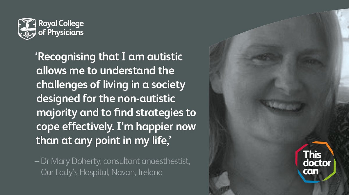 ThisDoctorCan's tweet photo. To mark #WorldAutismAwarenessDay, @autisticdoctor tells us how her struggles through medical school and training inspired her to connect with other autistic doctors and create Autistic Doctors International (ADI). #AutisticDoctors #ThisDoctorCan

👉 https://t.co/Uw0M8ifvND https://t.co/QdaRQCqeka