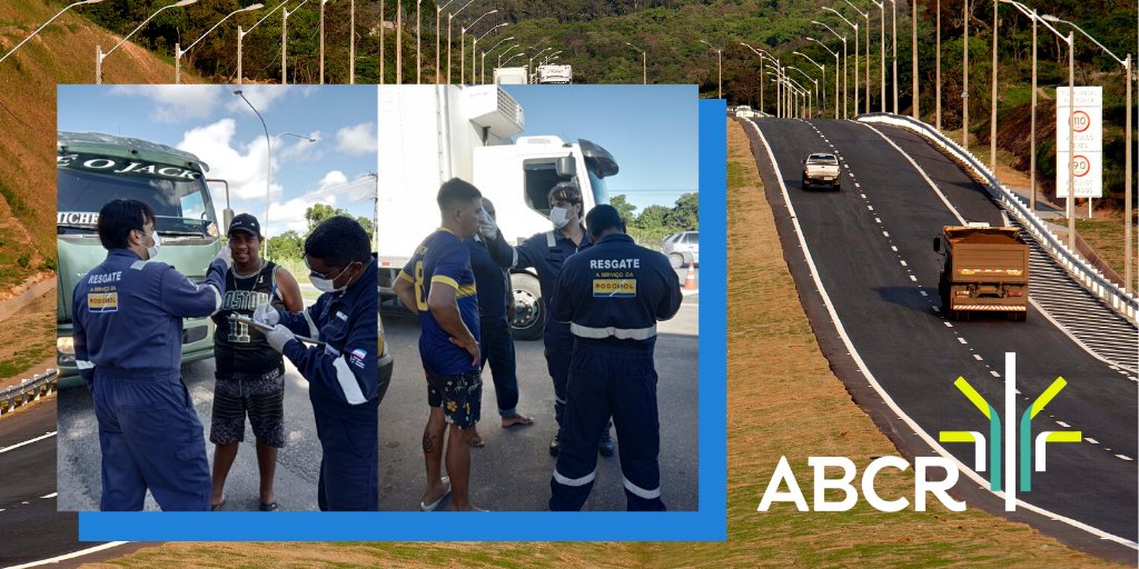 abcr_rodovias's tweet photo. Para que os caminhoneiros possam transportar com segurança alimentos e medicamentos 50 mil profissionais das concessionárias de rodovias trabalham para garantir apoio mecânico e em emergência médica, alimentação, kits de higiene e tags de pedágio para eles. https://t.co/huXqsgUt9u