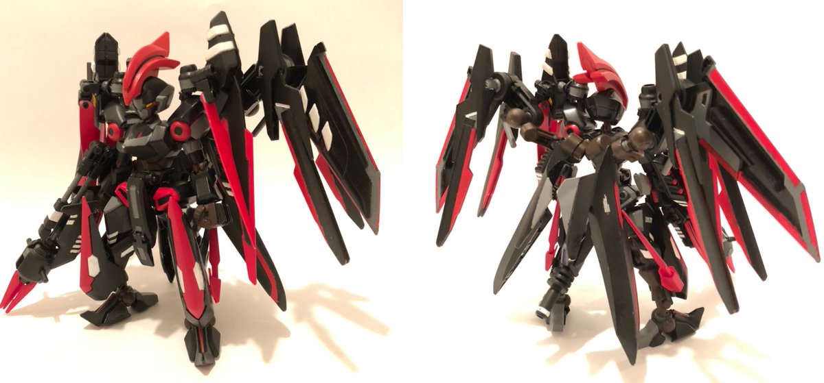 SiRoU_28's tweet photo. [ｳﾝ年前に作った作品シリーズ⑦ LAST]
LBX エルシオンディード・イクス
変形・合体武器、可変機、特殊モード等当時の自分のやりたい事を全て詰め込んだ作品です‼︎
設定:[至高のLBX]を目指し開発された。搭載されている武器はほぼマルチギミックサック(変形武器)となる
#LBX
#ダンボール戦機 https://t.co/plqrJWcRNs