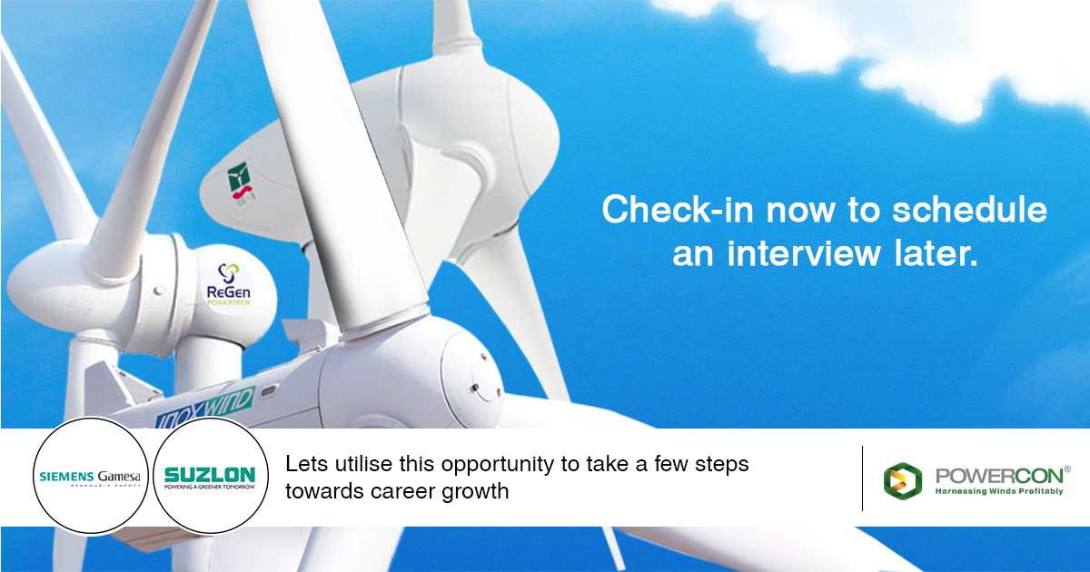 PowerconIndia's tweet photo. We hope you all are safe and staying at home.

While you have time and are dedicated to growing your skills in the field of Wind Energy, we have a possibility of working together.
Visit: https://t.co/m6H5uuEdJb for more information 

#WindTurbine #Registernow #WindPower #POWERCON https://t.co/3JvieFpE6D
