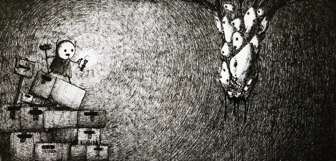就活で追い込まれてる時に描いた絵達です。何も無い時よりも何か物事に追われている時の方がいい絵が描ける気がします。就活しんどいです。 