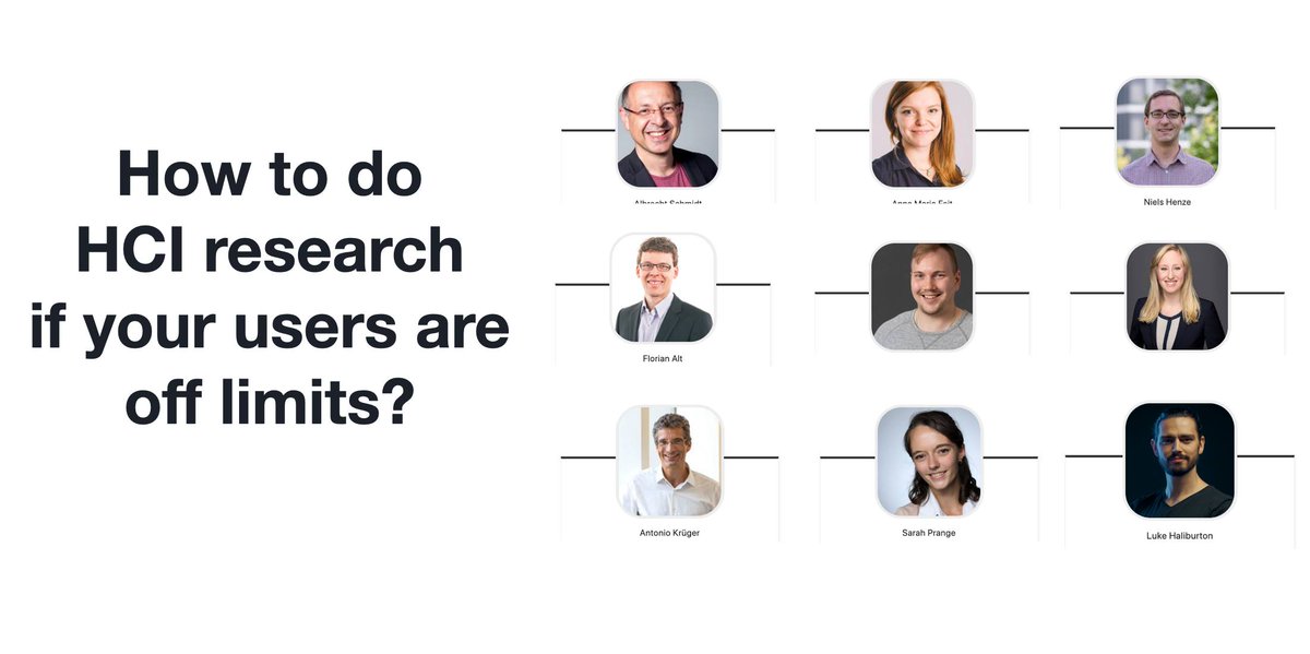 albrechtschmidt's tweet photo. Working from home? No studies? How to do research while #stayAtHome? We will have a discussion on this next Tuesday at 17:00 - for more see https://t.co/1XUhCe4dAI @nhenze @AnnaFeit @flomuc79 @LukeHaliburton https://t.co/bBOrJ1WZ8l
