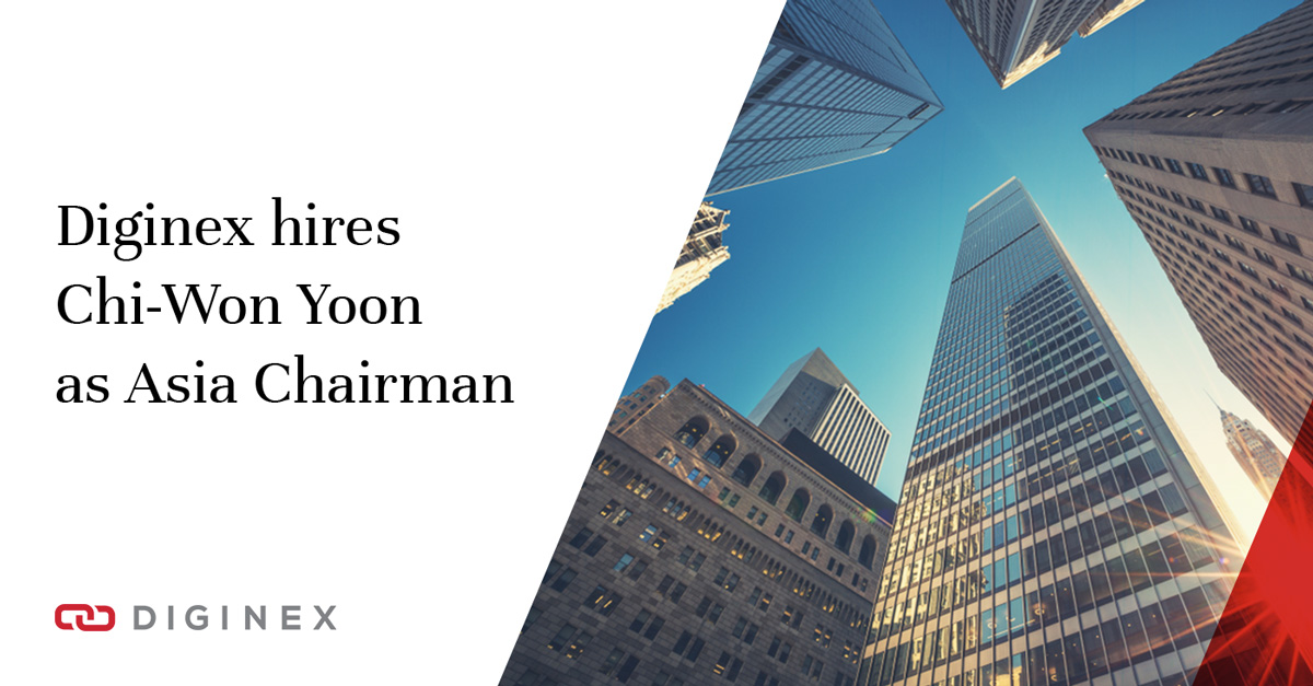We're delighted that Chi-Won Yoon has joined as Asia Chairman as we bring #digitalassets #financialservices &amp; #blockchain #solutions across #APAC. Mr. Yoon adds: "I'm very excited to join @DiginexGlobal, a pioneer in the blockchain &amp; #fintech space."

diginex.com/news/diginex-h…
