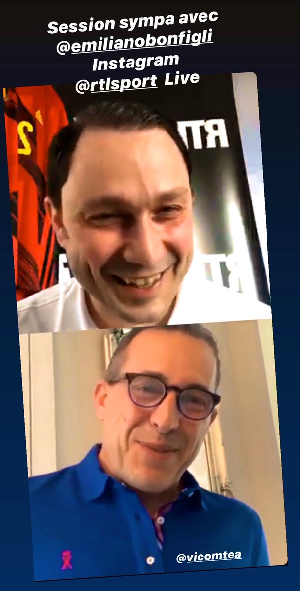 philvandewalle's tweet photo. « Session Instagram Live » @RTLsportbe super sympa avec @ebonfigli 🎤 !!! Merci à tous 👍🏽 #foot #vicomteA #britishhouse #liège https://t.co/6WdGgKJOo3