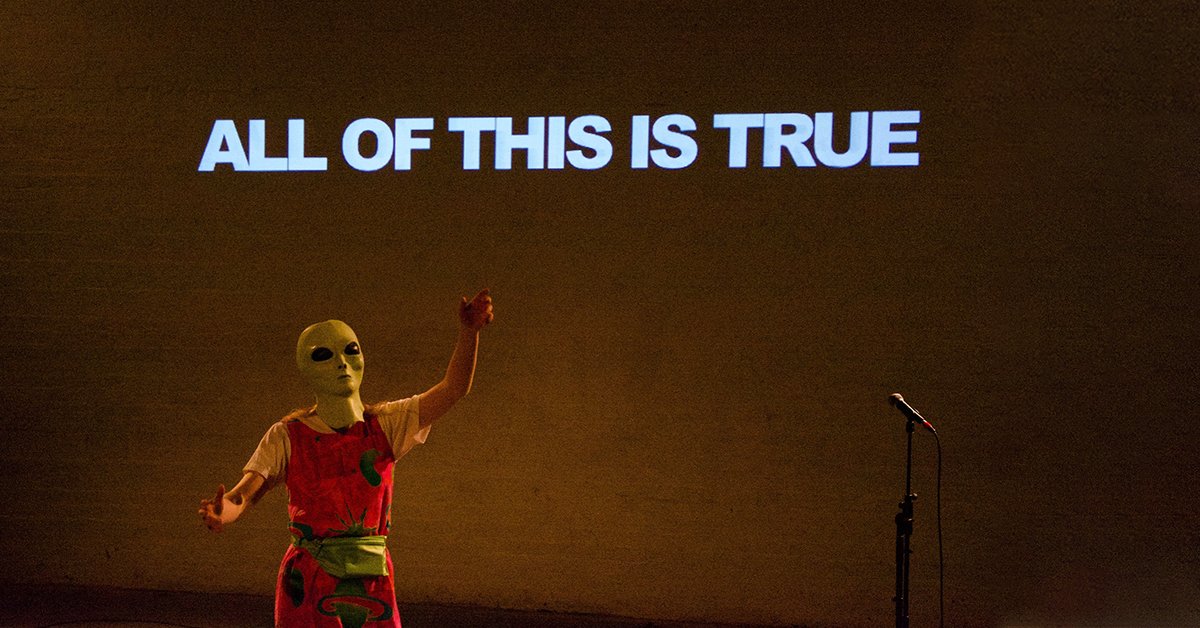 Poltergeist Theatre to live stream hit show Lights Over Tesco Car Park on YouTube this weekend #LightsOverLockdown whatsonstage.com/london-theatre…