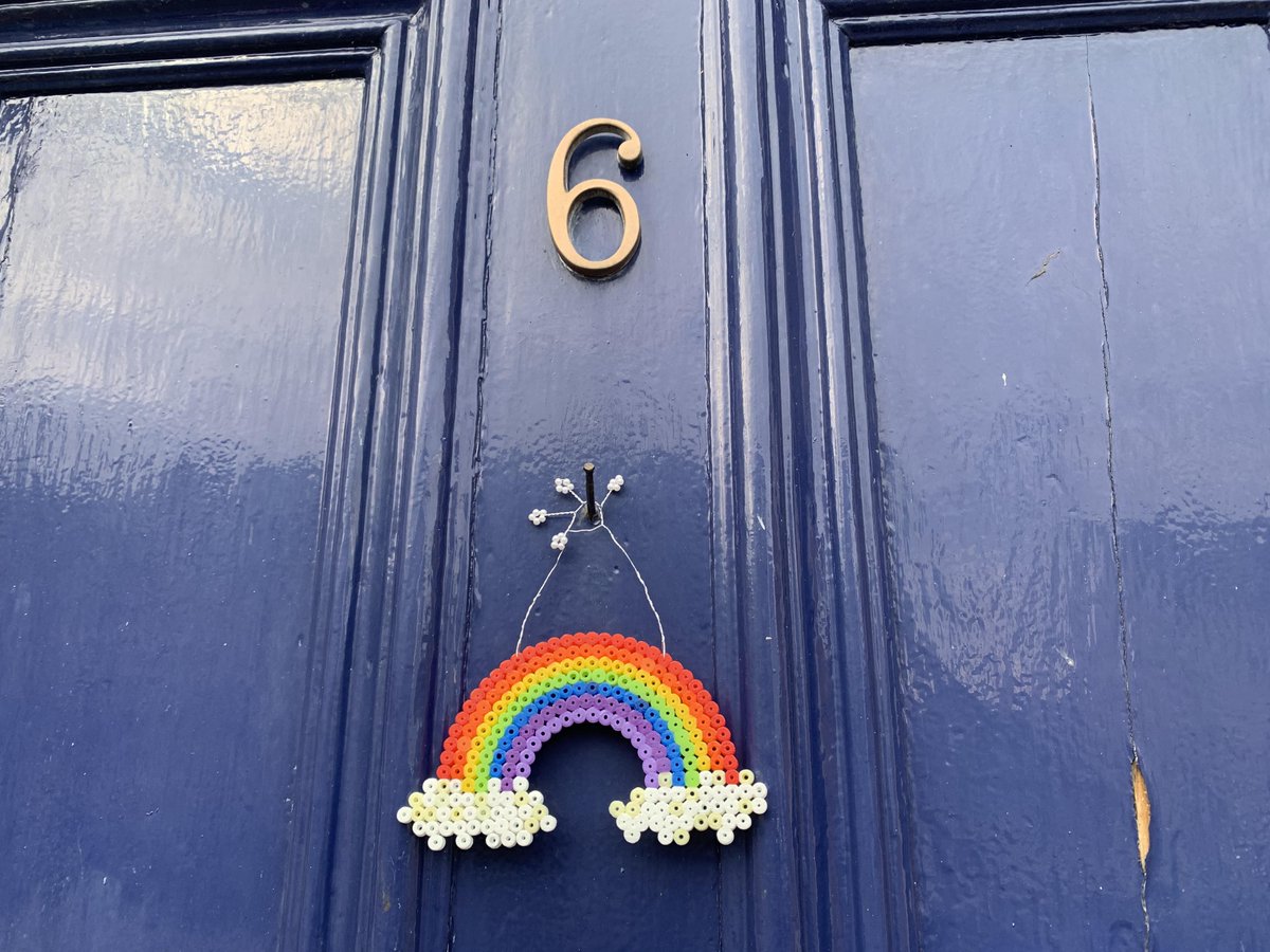 PowysCC's tweet photo. It is lovely to see so many happy, colourful pictures decorating the windows across the county. We know it brings a smile to your neighbours and the key workers looking after our communities. Keep up the good work everyone! 🌈☀️😊 #ThankYou https://t.co/8EhNkBWdkn