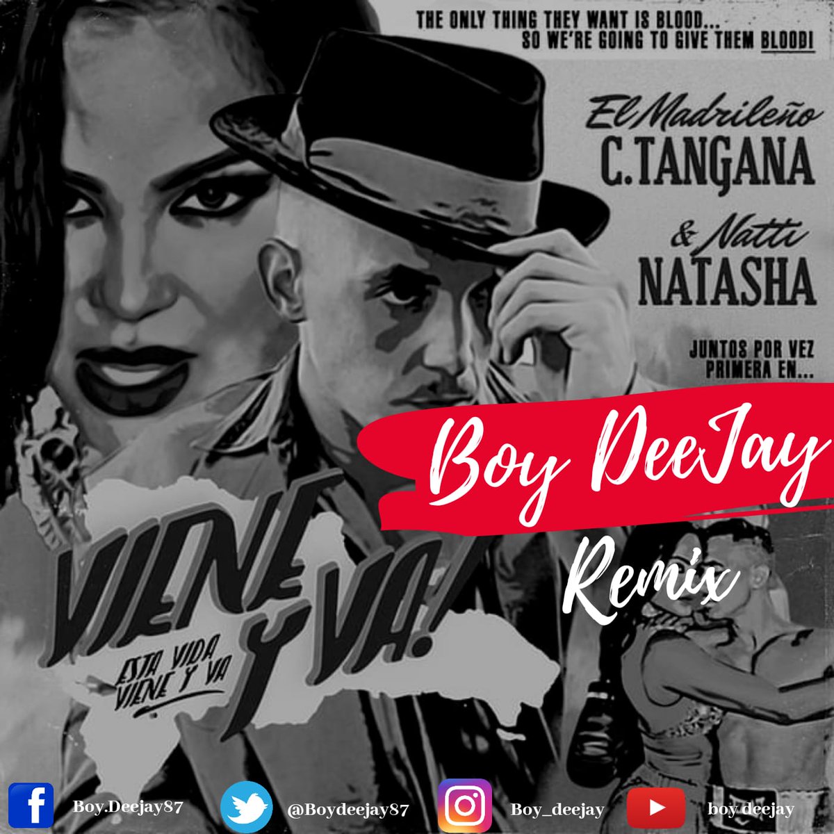BoyDeejay87's tweet photo. C. Tangana Ft. Natti Natasha - Viene Y Va (Boy Deejay Remix) 🔊🔊

Descarga: https://t.co/BMSdP8I4jR

REDES SOCIALES:
https://t.co/JrOtjMpOIS
https://t.co/TXNBCfG84A
https://t.co/0ze4zZVfRk
https://t.co/kNKvEStg56 https://t.co/Z6eQxPUgcv