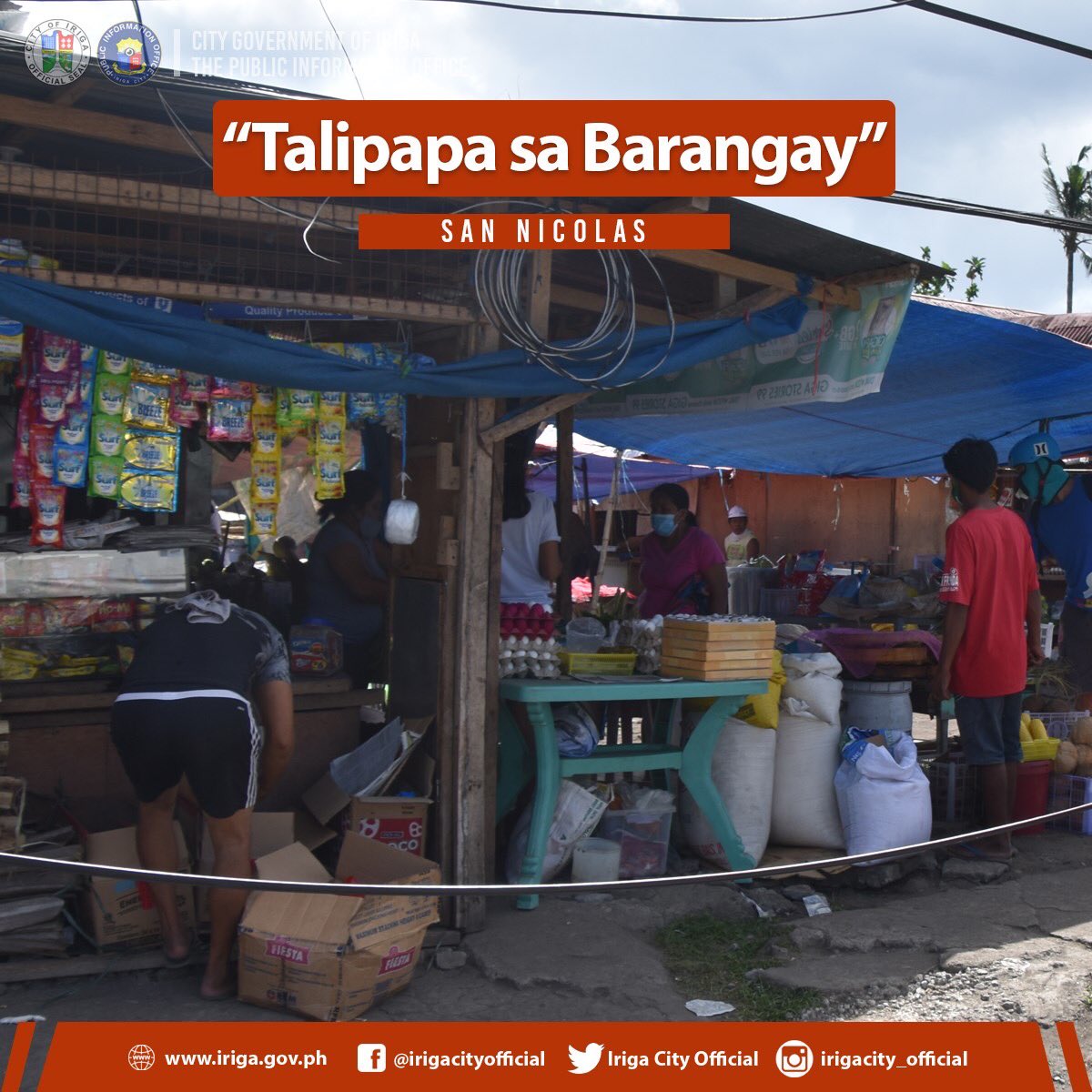 CityIriga's tweet photo. BAGONG IDEYA : Hinikayat kahapon ni Mayor Madelaine Yorobe Alfelor ang lahat ng 36 na barangay sa lungsod ng Iriga na magkaroon ng "Talipapa sa Barangay". https://t.co/CB39iLq2hp