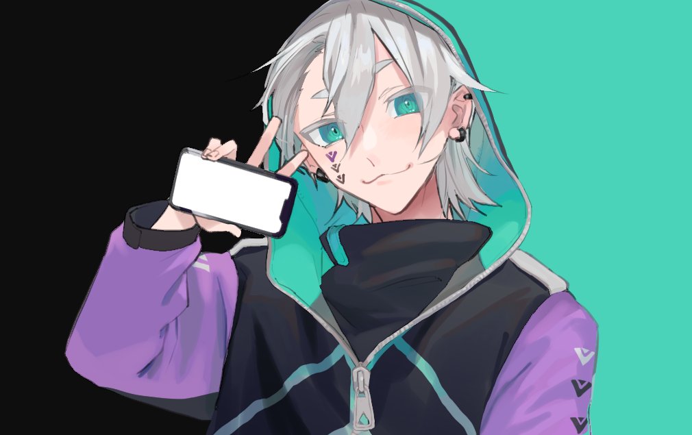 創作 瞬きさせる用 凪城のイラスト