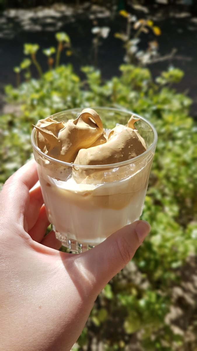 travelopulent's tweet photo. Today we made #DalongaCoffee, not because it's trending all over Social Media, but because it looked all delicious. Followed all the instructions but made ours with a twist and added Flavour Nation Caramel flavouring and BOOM 💥 So Yummy!
#coffee https://t.co/r8e00fuOLn