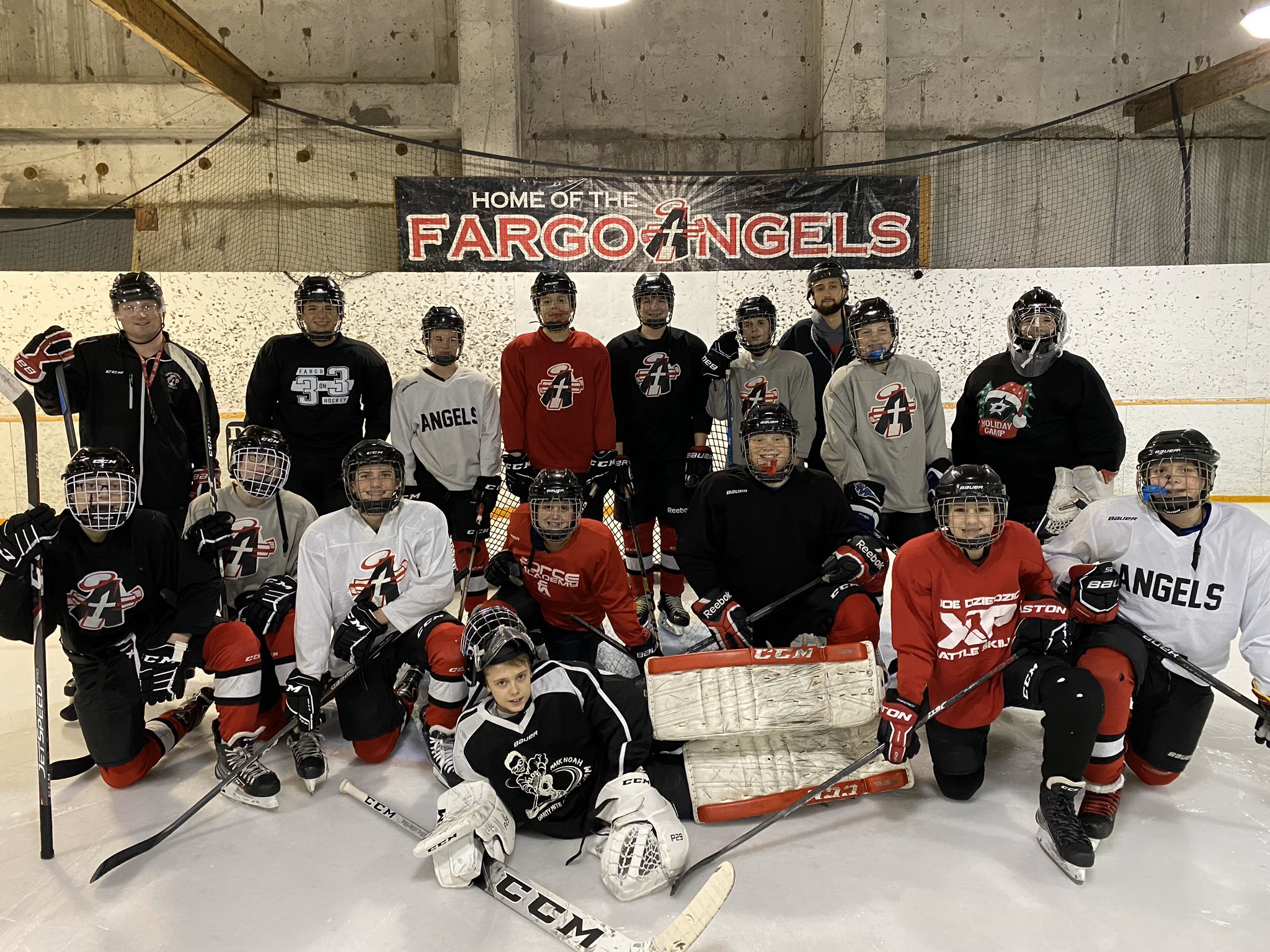 Fargo Angels Hockey On Twitter Angels White Nd 2020 Bantam B State Champs