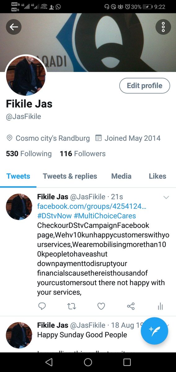 JasFikile's tweet photo. #Day7OfLockdown
DStv giving us repeats like crazy,
Now we open up a DStv Campaign of all unhappy customers cause they not listening to us, #MultiChoiceCares @DStv #DStvNow https://t.co/mkeG1vSDDv