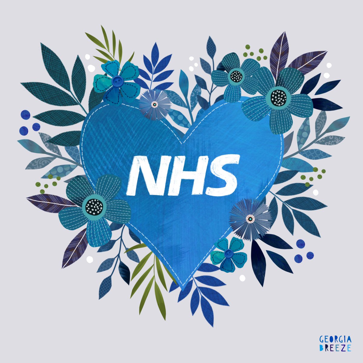NHS in our hearts! #COVID19Pandemic #nhs #keyworkers #thankyou 💙