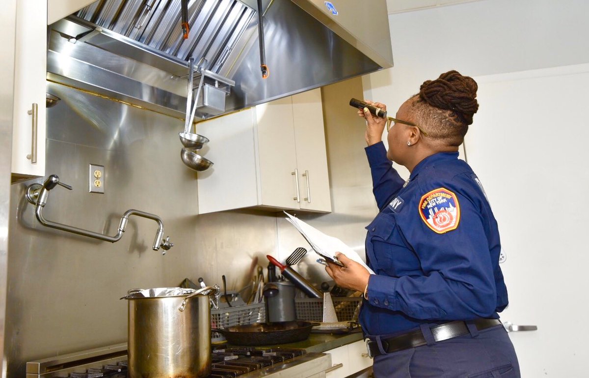 joinFDNY's tweet photo. “Working in this field is important because our inspections are helping to keep buildings in the city safe, not only for the customers, but also for our first responders,” said #FireProtectionInspector Tamika Adams-Allicock. Read more about her at https://t.co/Qel1vl3Rmd. https://t.co/njvcd8YewB