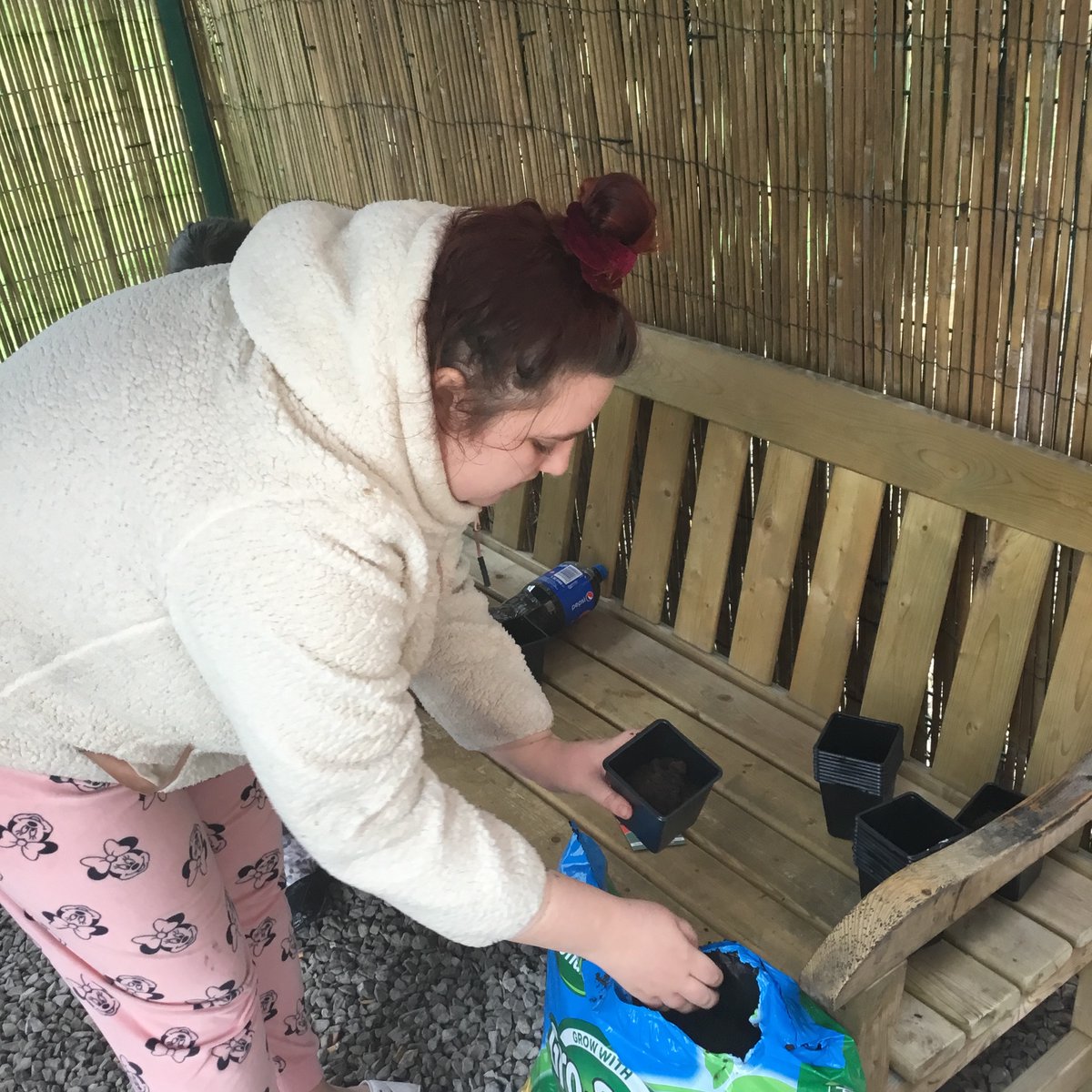 NHC_MarySeacole's tweet photo. Green fingers here at @NHC_MarySeacole planting tomatoes and chillis #recovery #horticulture #OT #OccupationalTherapy https://t.co/43PfE7vsJI