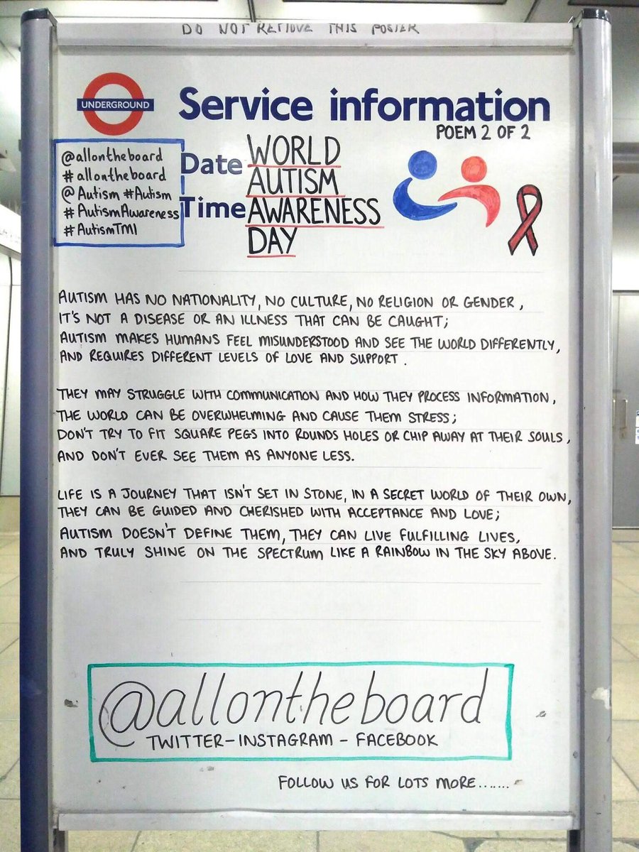 allontheboard's tweet photo. Today is World Autism Awareness Day. In these uncertain times let’s celebrate diversity and increase acceptance in this world. @allontheboard 

#WorldAutismAwarenessDay #AutismAwareness #Autism #WorldAutismDay #allontheboard https://t.co/OJBlsjnHaO