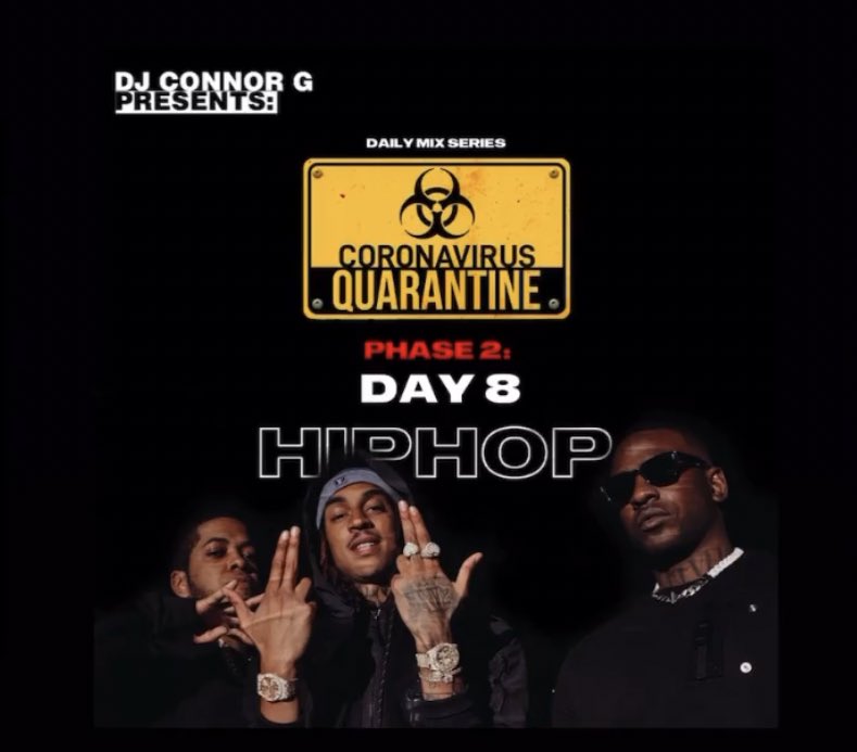 NEW MIX: Quarantine Day 8 [Hip-Hop] - <a href="/DJCONNORG/">DJ CONNOR G</a>🚨

ft. <a href="/RoddyRicch/">Roddy Ricch</a>, <a href="/G_Eazy/">G-Eazy</a>, <a href="/LILUZIVERT/">Uzi London 🌎☄️💕®</a>, <a href="/OffsetYRN/">OFFSET</a>, @Nlechoppa1 &amp; more!

mixcloud.com/djconnorg/quar…
