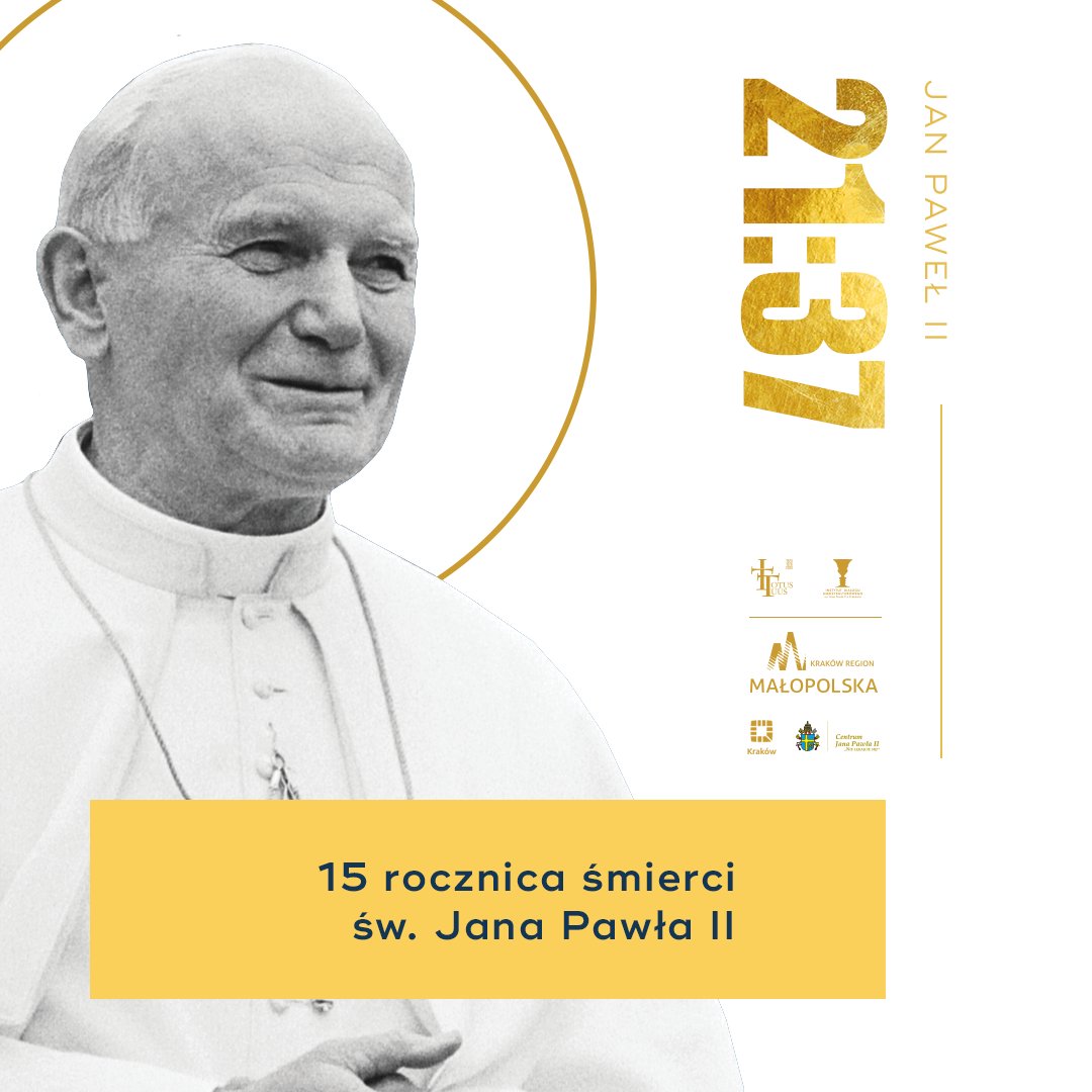 idmjp2's tweet photo. 15. rocznica śmierci Jana Pawła II.
Pamiętamy 🕯️
#JanPawełII #JP2 #Pamietamy https://t.co/EWYY0Ki4wE