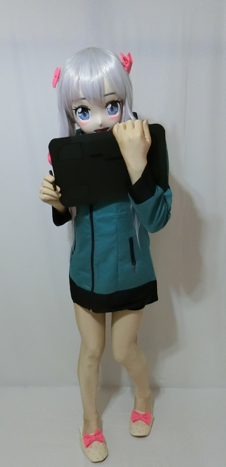 エロマンガ先生 着ぐるみ マスク 細い コスプレ コスチューム