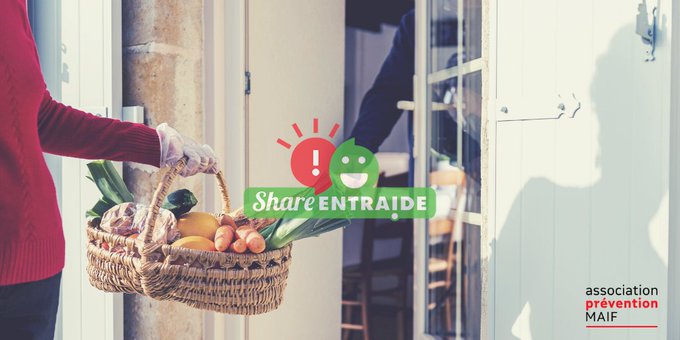 FrancoisVeslin's tweet photo. Et pour mémoire @MAIF propose sa plateforme @ShareEntraide pour mettre en relation les #aidants et la population, ainsi que l'ensemble des #SolutionsEducatives pour accompagner les élèves... Et les parents #ContinuitePédagogique 
https://t.co/lUv3hJFp3r https://t.co/sKpbekFF9W
