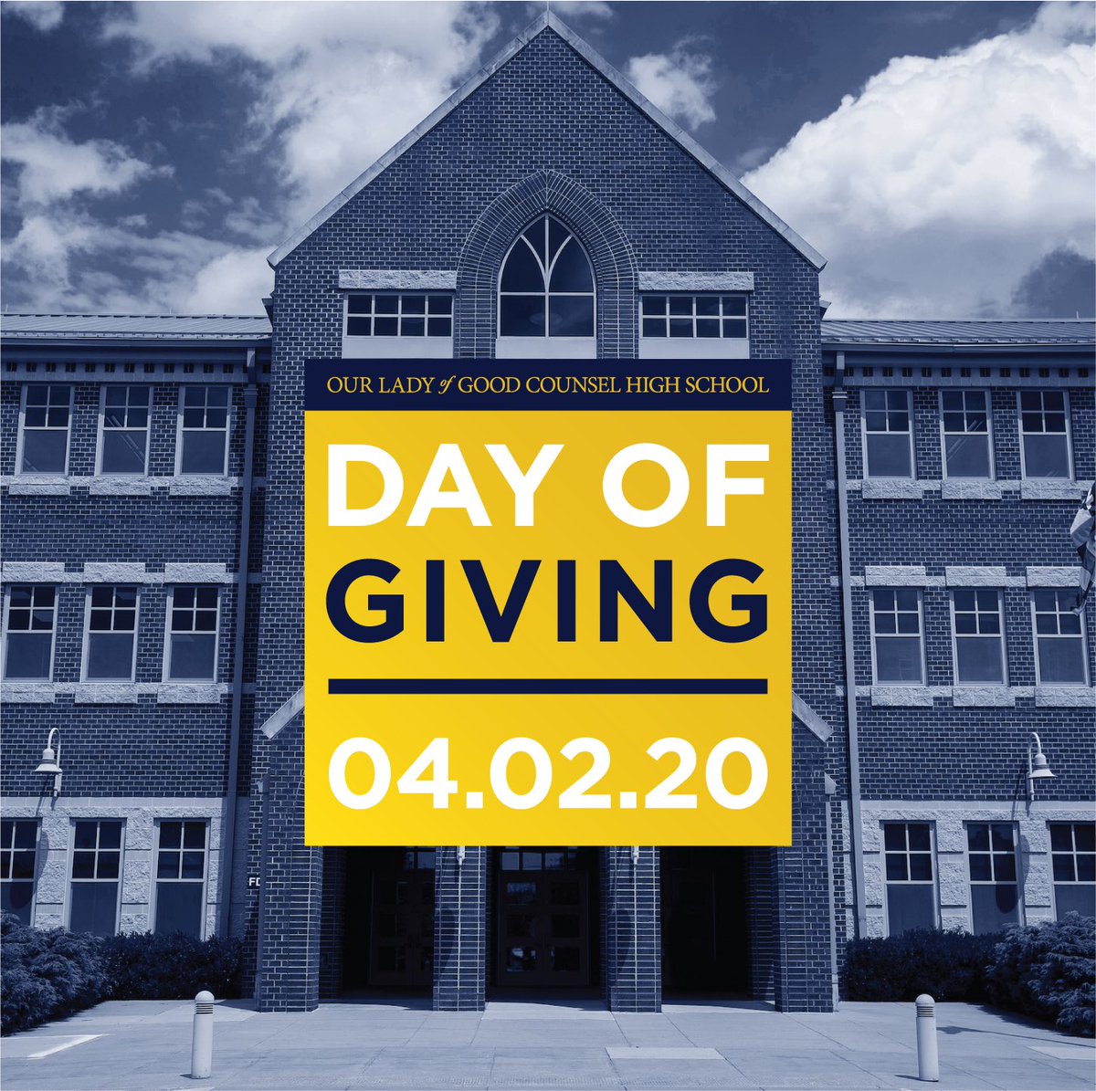 OLGCHS's tweet photo. Day of Giving is here!!! #GCDayofGiving #KeepFalconsFalcons https://t.co/Q1I2OxLRX8