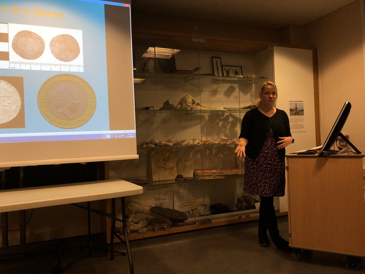 Next up was  @Monty_Liz from  @cwacmuseums introducing the themes and innovative ideas put into the fantastic  #Minted exhibition held at the  #GrosvenorMuseum. This was a hugely popular display, and the ideas can be easily emulated in other  #museums!  #ThrowbackThursday  #numismatics