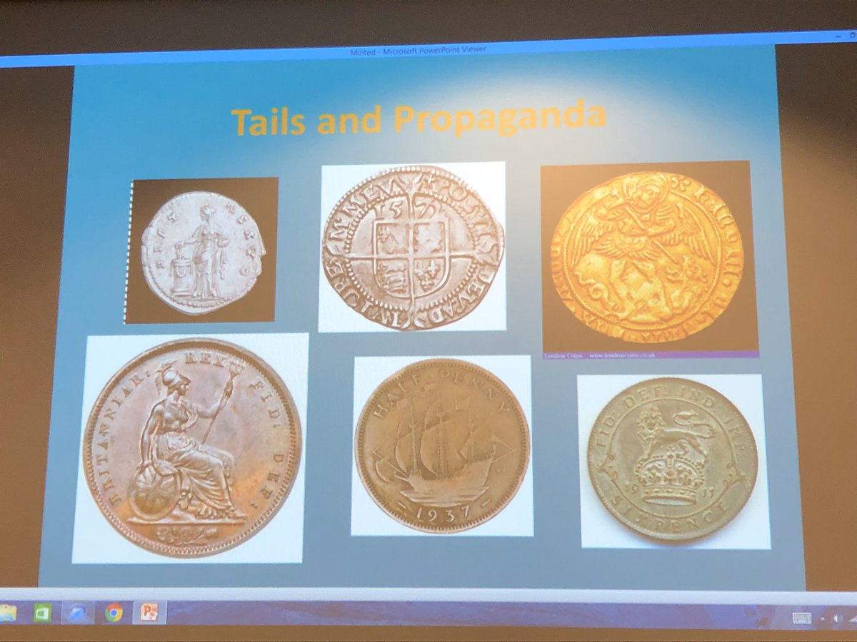 Next up was  @Monty_Liz from  @cwacmuseums introducing the themes and innovative ideas put into the fantastic  #Minted exhibition held at the  #GrosvenorMuseum. This was a hugely popular display, and the ideas can be easily emulated in other  #museums!  #ThrowbackThursday  #numismatics