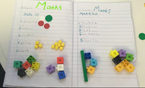 LauraL_srs's tweet photo. Using concrete objects at home! #onlinelearning #InThisTogether https://t.co/UeuiMY72bc