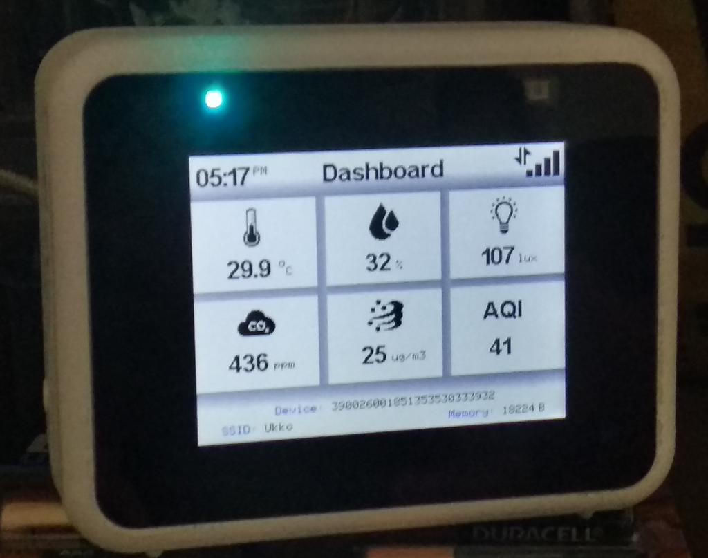 Ukko_Device's tweet photo. @Lahargs The days are definitely warm and dry but the air quality has improved. https://t.co/SNyFC7q3sQ