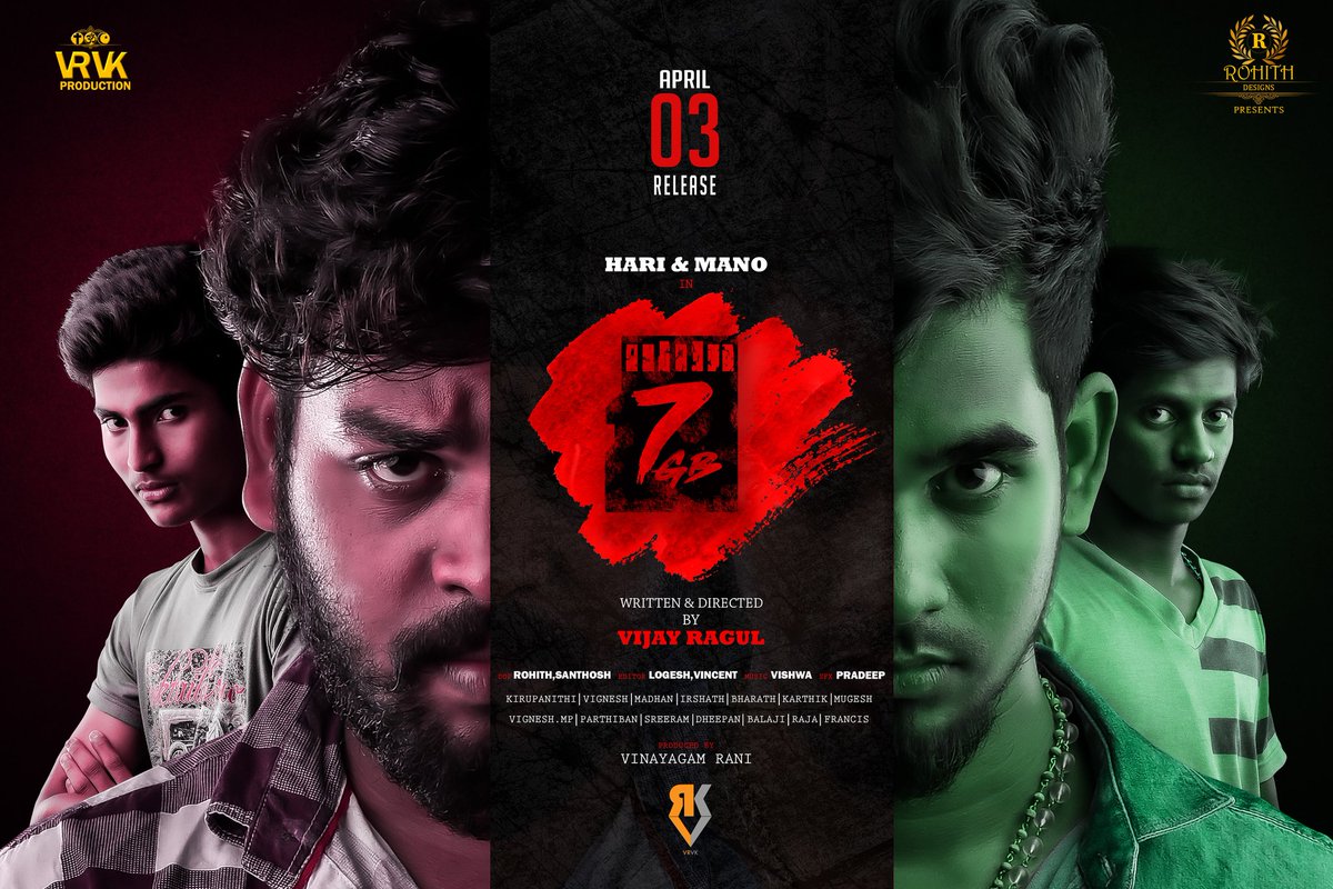 vrvk_official's tweet photo. Here comes our first movie poster #7GB #tamilshortfilm #thrillermovie #followuson 
@vrvk_official #withurloveandblesings #shareandsubscribe 
#thankyou♥ https://t.co/2gVHOfNvRf