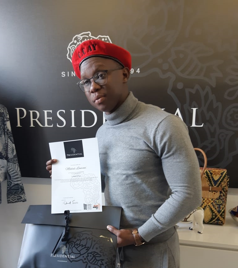 Mihlali Lamani is a Leadership award winner for his academic excellence and student leadership. He completed his qualification with 25 distinctions.