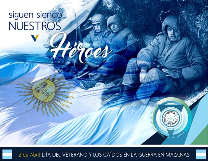 VecinalCerrito's tweet photo. 🔹Mantenemos encendida la llama de la memoria🔹
Gracias a todos los combatientes de Malvinas, a quienes dieron la vida sin más recompensa que la soberanía de su pueblo.
#NuestrosHéroesPorSiempre
2 de Abril 🇦🇷Día del Veterano y los Caídos en la Guerra en Malvinas🇦🇷 https://t.co/SPOLXzuva7