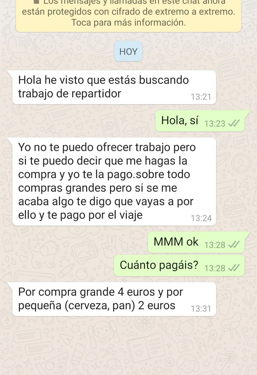 JobsMierda's tweet photo. ¿De verdad? ¿Pagar dos euros a un chico que busca trabajo para que te traiga cerveza y pan? https://t.co/GcO3myufcA