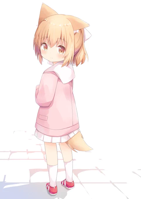 うちのこです。立ち絵みたいな・・・?
#みぃけちゃん 