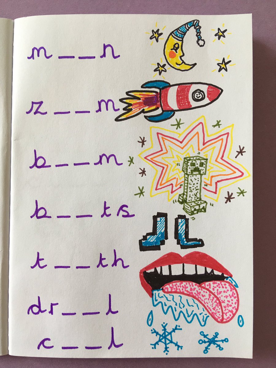 HothamBerryman's tweet photo. @HothamMissK Add the ‘oo’ digraph to these words. Why not create your own page of ‘oo’ words and pictures at home? Take a look at the moon 🌓 tonight and see if you can spot the supermoon 🌕 on 8th April. Did you know the full moon in April can be called the Pink Moon? #HothamPrimary https://t.co/7xVDyvDoGw