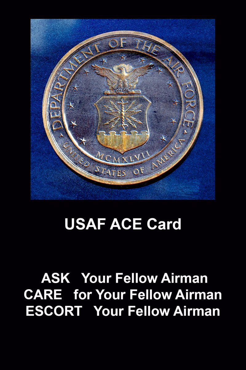21/ USAF & EOD ACE Cards: