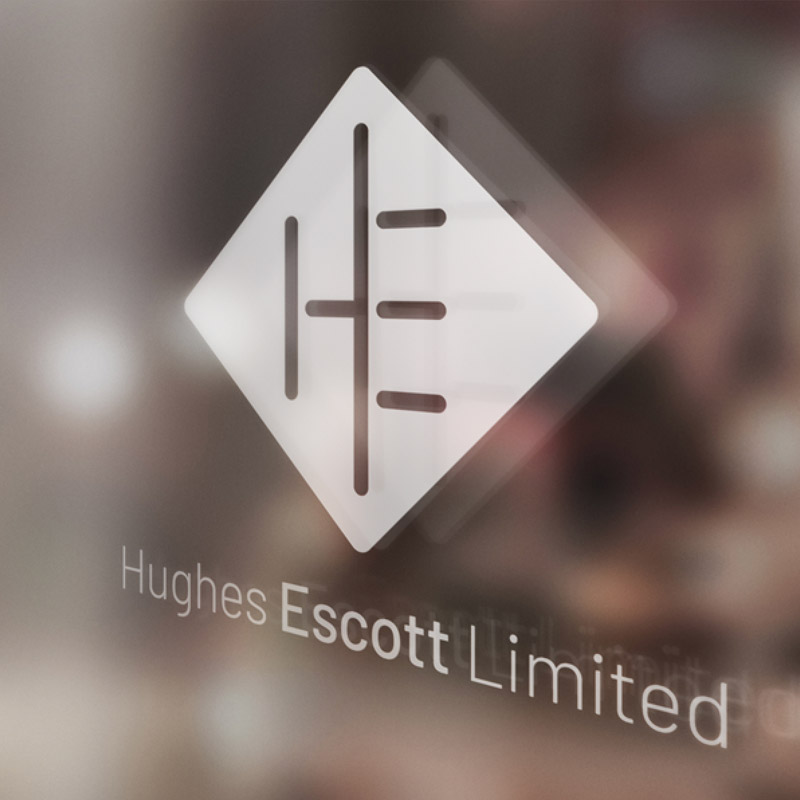 A great throwback to some of our favourite logo and re-branding work. Hughes Escott Ltd are a perfect example of a brand refresh created consistently across multiple platforms including printed merchandise, exterior graphics, and social media.