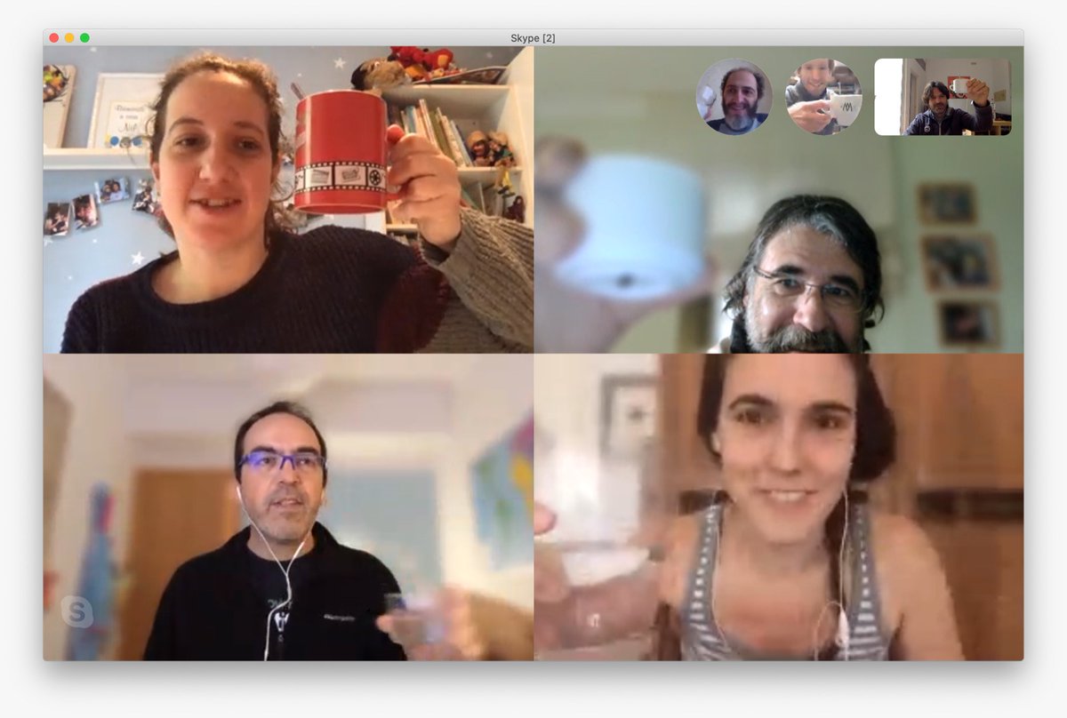 Coworking7dos's tweet photo. El #coffeebreak de #coworkers en temps de confinament ☕

#7dos #coworking #mycoworkersarebetterthanyours #stayhome #quedateencasa #aupaautonomos https://t.co/dUuvho8t4G