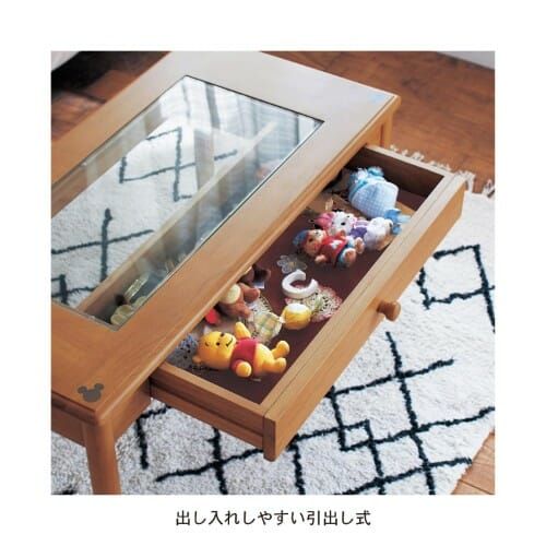 くまのプーさん レア リビングテーブル コレクションケース ベルメゾン